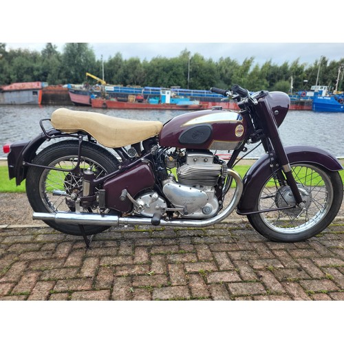 493 - 1957 Ariel Square Four, 1000cc. Registration Number 637XVL, Frame Number GM1087, Engine Number TM119... 