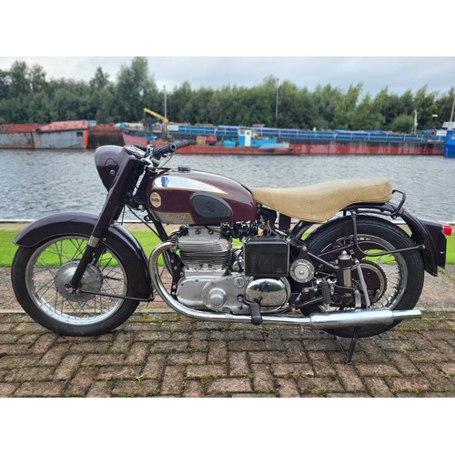 534 - 1957 Ariel Square Four, 1000cc. Registration Number 637XVL, Frame Number GM1087, Engine Number TM119... 