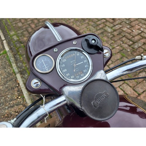 493 - 1957 Ariel Square Four, 1000cc. Registration Number 637XVL, Frame Number GM1087, Engine Number TM119... 