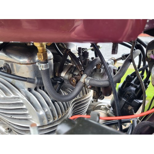 493 - 1957 Ariel Square Four, 1000cc. Registration Number 637XVL, Frame Number GM1087, Engine Number TM119... 