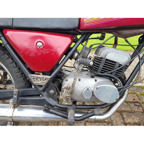 535 - 1976 Aermacchi Harley Davidson SS125, 125cc. Registration Number PWR175P, Frame Number 6F61231H6, En... 