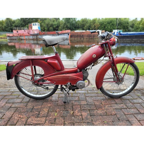 537 - 1963 Phillips Panda Mk3 Moped, 50cc. Registration Number PAG 153A, Frame Number 1P3524, Engine Numbe... 