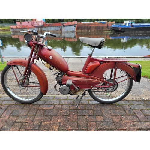 537 - 1963 Phillips Panda Mk3 Moped, 50cc. Registration Number PAG 153A, Frame Number 1P3524, Engine Numbe... 