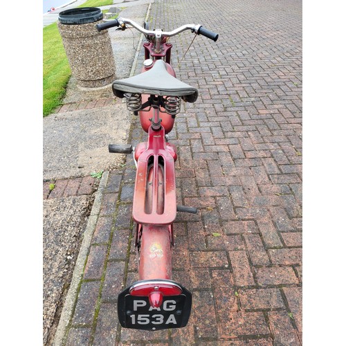 537 - 1963 Phillips Panda Mk3 Moped, 50cc. Registration Number PAG 153A, Frame Number 1P3524, Engine Numbe... 