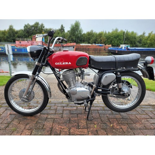 461 - 1963 Gilera 124 125cc. Registration BPR 601A, Frame Number 101-8888, Engine Number 101-8888. 
Sold w... 