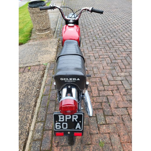 461 - 1963 Gilera 124 125cc. Registration BPR 601A, Frame Number 101-8888, Engine Number 101-8888. 
Sold w... 