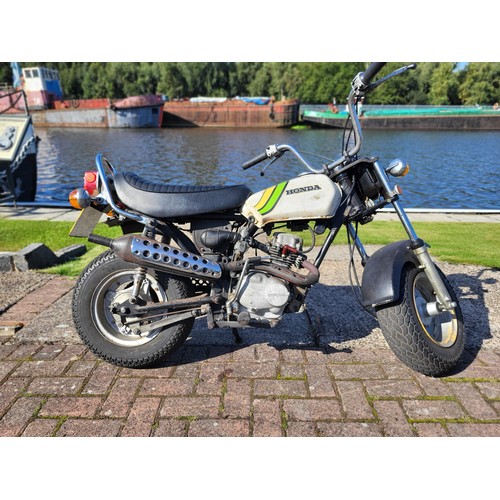 468 - 1977 Honda CY50 Nauty Dax. 50cc. Registration Number TSO537R, Frame Number CY501022337, Engine Numbe... 