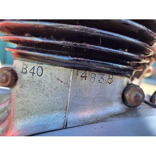 491 - 1963 BSA B40 Star. 350cc. Registration Number BOC 628A. Frame Number B405677. Engine Number B404838.... 