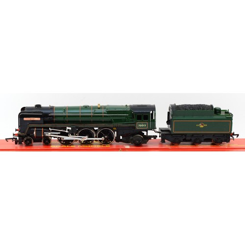 3 - Hornby Railways 00 gauge; B.R class 7P6F 'Oliver Cromwell' locomotive & tender, boxed, together with... 