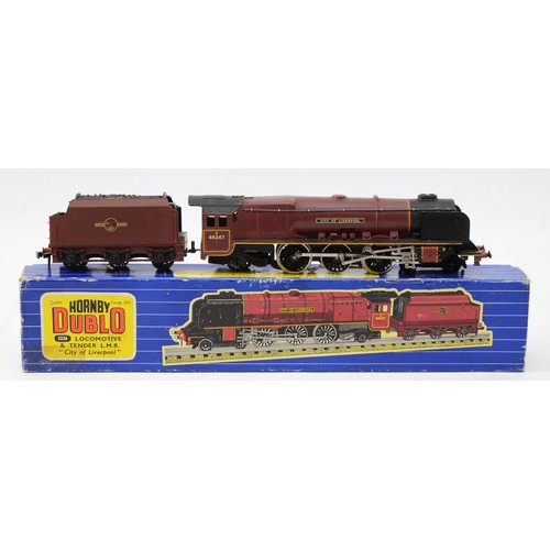 14 - Hornby 00 gauge Railways; Dublo locomotive & tender 'City Of Liverpool' 3226, boxed.