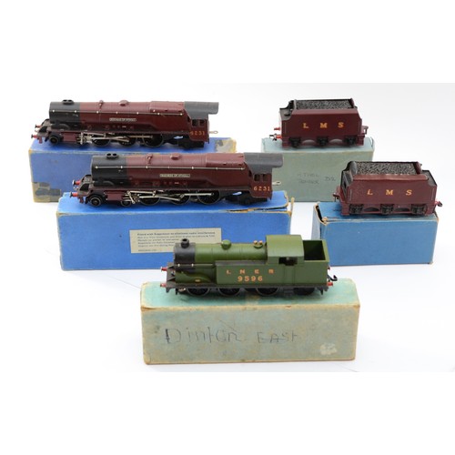 19 - Hornby 00 Gauge Railways; Comprising EDL7 tank locomotive, class 9596, boxed, locomotive & tender 'D... 