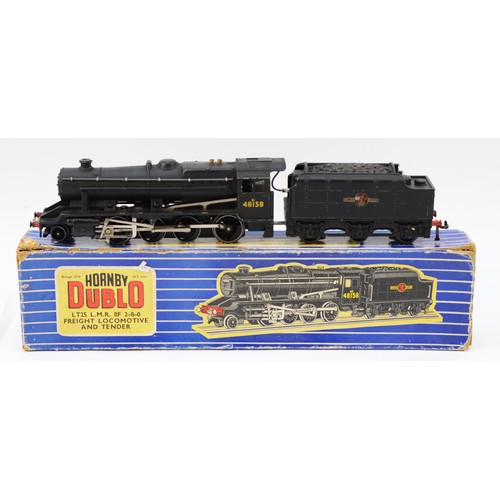 21 - Hornby 00 Gauge Railways; Dublo LT25 L.M.R freight locomotive & tender, No.31025, boxed, together wi... 