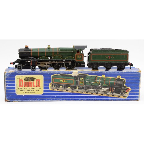 22 - Hornby 00 Gauge Railways; Two Dublo EDLT20 locomotives and tenders 'Bristol Castle' No.31020, 31020/... 