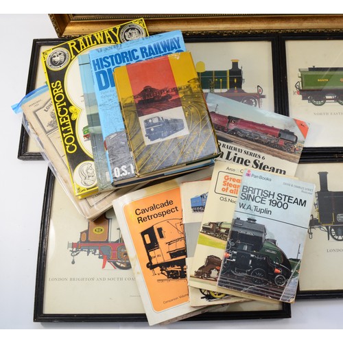 33 - A collection of Railway related books to include titles such as Steam All The Way and Mainline Steam... 