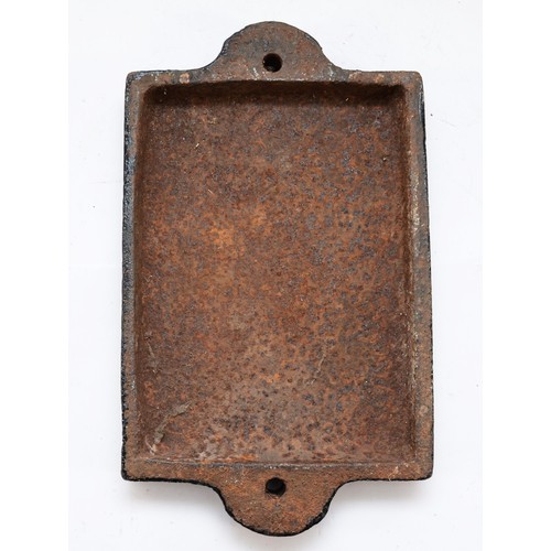 48 - A cast-iron Caledonia Railway lineside distance marker, top 3/4.