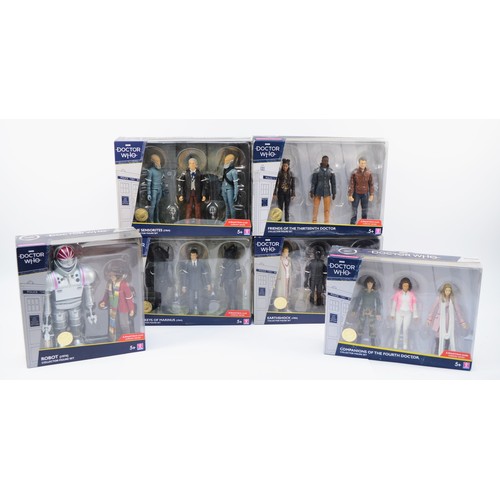 A collection of six Doctor Who limited edition collector figure sets ...