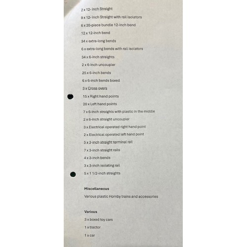 27 - Hornby 00 Gauge Railways; A substantial quantity of loose and boxed Dublo model railway track, (see ... 