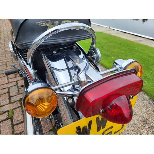 495 - 1973 BSA A65L Lightning. 654cc. Registration Number WWT506J. Frame Number HE12729. Engine Number HE1... 