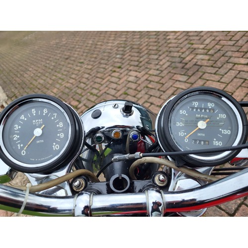 495 - 1973 BSA A65L Lightning. 654cc. Registration Number WWT506J. Frame Number HE12729. Engine Number HE1... 