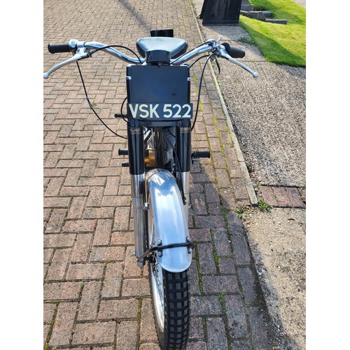 485 - 1955 AJS 16c Trials Bike. 350cc. Registration Number VSK 522. Frame Number C6360. Engine Number 5616... 