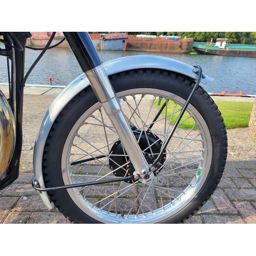 485 - 1955 AJS 16c Trials Bike. 350cc. Registration Number VSK 522. Frame Number C6360. Engine Number 5616... 