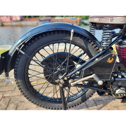 497 - 1929 Scott Sport Squirrel, 596cc. Registration Number UA 7497. Frame Number 2738. Engine Number Y342... 