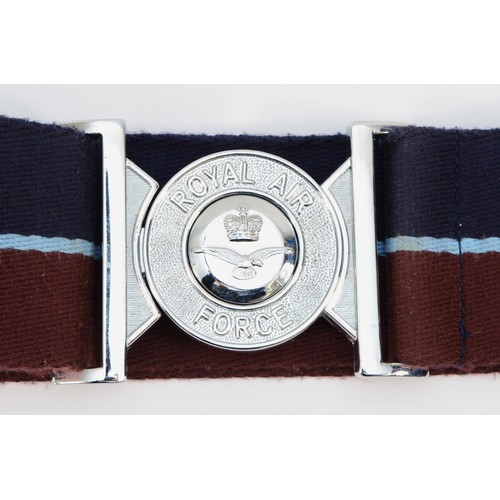 A Royal Air Force (RAF) stable belt, for dress uniform, 83cm.