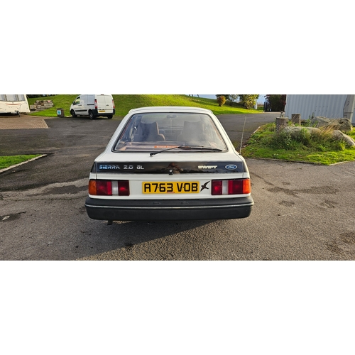 406 - 1983 Ford Sierra 2.0 GL, Swift Special edition, auto, 1993cc. Registration number A763 VOB. VIN numb... 