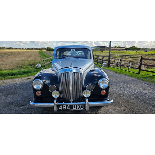 411 - 1956 Daimler Conquest Century, 2433cc. Registration number 494 UXG (non transferrable). Chassis numb... 