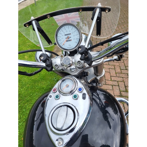 509 - 2006 Triumph Bonneville America, 790cc. Registration number OU06 ENJ. VIN number SMTTJ911YL5216706. ... 