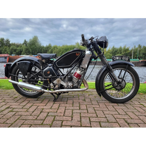 498 - 1950 Scott Flying Squirrel, 596cc. Registration number OMU 818.
Sold with the V5C, V5, V.E. 60, vari... 