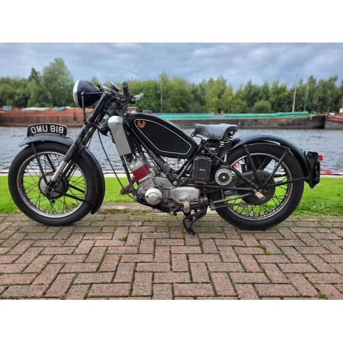 498 - 1950 Scott Flying Squirrel, 596cc. Registration number OMU 818.
Sold with the V5C, V5, V.E. 60, vari... 