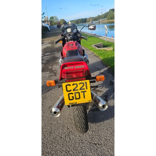 506 - 1985 Moto Guzzi Le Mans Mk IV, 948cc. Registration number C221 GDT. Frame number W11651. Engine numb... 