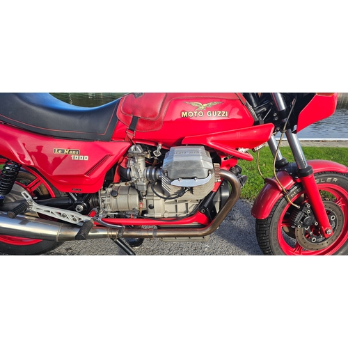 506 - 1985 Moto Guzzi Le Mans Mk IV, 948cc. Registration number C221 GDT. Frame number W11651. Engine numb... 