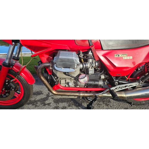 506 - 1985 Moto Guzzi Le Mans Mk IV, 948cc. Registration number C221 GDT. Frame number W11651. Engine numb... 