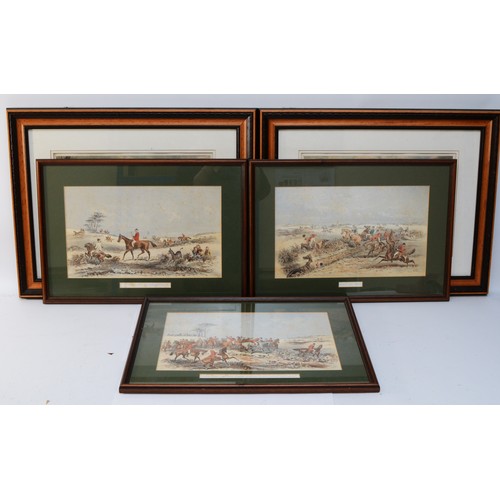 51 - Two framed engravings depicting the Vale of Aylesbury Steeple Chase, painted by FC Turner and engrav... 