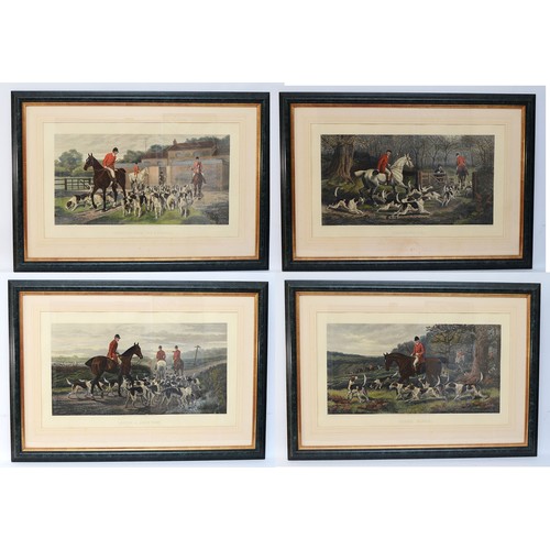 25 - Four large framed engravings, painted by E. A. S. Douglas, engraved by E. G. Hester, and published b... 