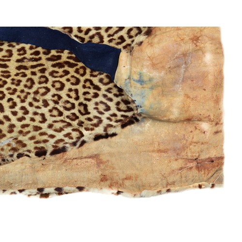 112 - Taxidermy: A Leopard Skin Rug (Panthera pardus fusca), early 20th century, an adult flat skin rug wi... 