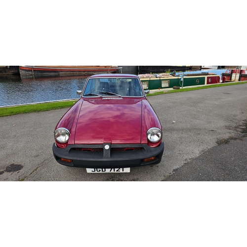 415 - 1978 MGB GT, 1800cc, overdrive. Registration number JGD 712T. Chassis number GHD5 474571 G. Engine n... 