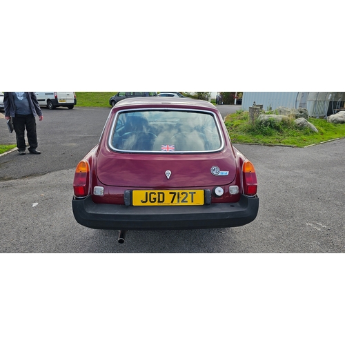 415 - 1978 MGB GT, 1800cc, overdrive. Registration number JGD 712T. Chassis number GHD5 474571 G. Engine n... 