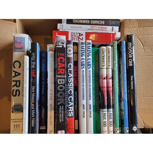 7 - A collection of car related literature, to include books on Formula 1, motorsport biographies from N... 