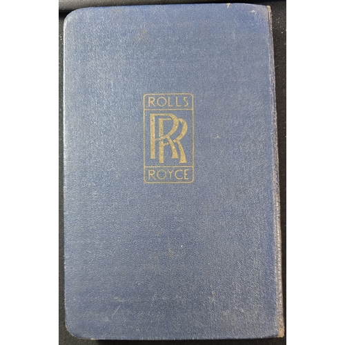 9 - A Rolls-Royce 40/50 HP Phantom III handbook, from 1938 car chassis number 3.CM.57, believed to be in... 