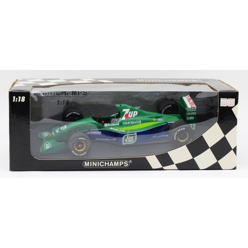 48 - Minichamps, Michael Schumacher, Jordan Ford 191, Belgian GP 1991, scale 1:18, box. (1 item)