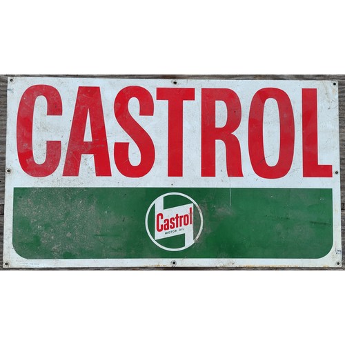 53 - A metal Castrol oil sign, 58x33cm approx. Marked 