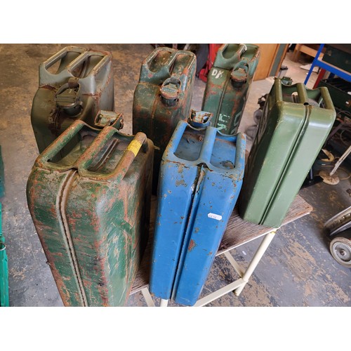 81 - A selection of six 20 litre Fuel Jerry Cans. (6 items)