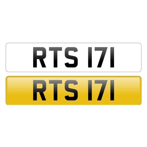 105 - Cherished number RTS 171, on retention, buyer to pay for the transfer.