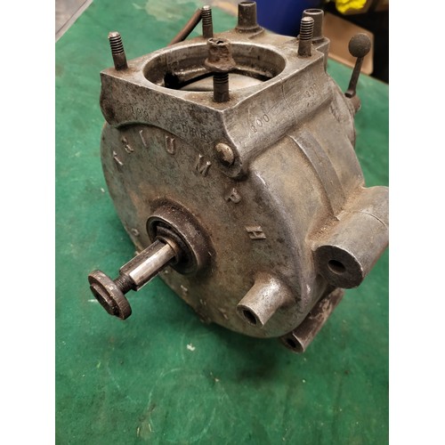 155 - Triumph Model H Crankcase and Flywheel, no. 85199 DRR, c.1922/23