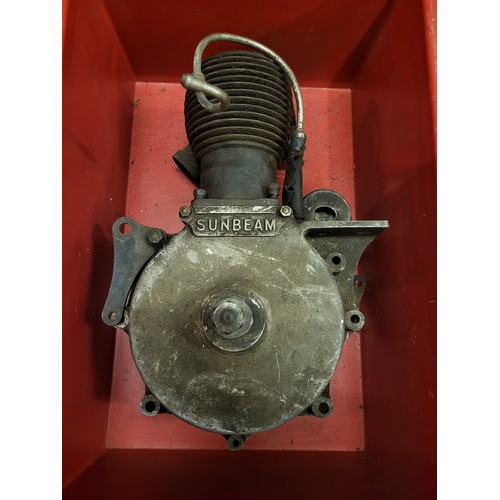 162 - A Sunbeam SV Engine, 1924, 500cc. Serial Number 232/15784/S. According to the Marston Register, this... 