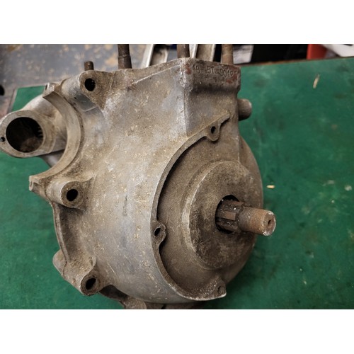 164 - A Triumph Speed Twin crankcase, Number 48 5T 90125. Dating to 1948