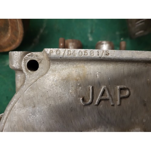 169 - A JAP SV 200CC Engine. 1930. Serial Number 8C 169 2 200. Also a pair of JAP Crankcases, and an unide... 